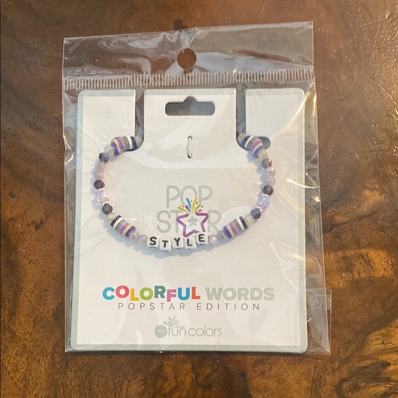My Fun Colors Jewelry - “STYLE” Friendship Bracelet Colorful Words popstar edition. NWT